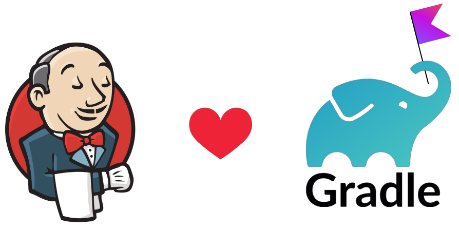 Jenkins and Gradle logos